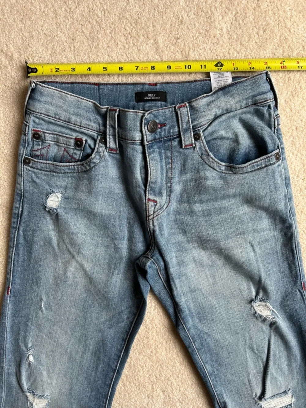 True Religion Billy Relaxed Bootcut Men’s Jeans Sz 30x33
